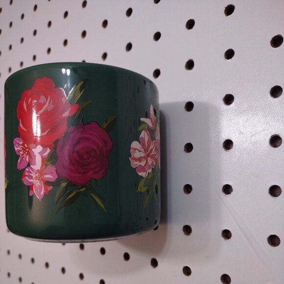 2018 Starbucks + Ban.do Dark Green Floral Ceramic Mug, 12 fl oz - Picture 3 of 7